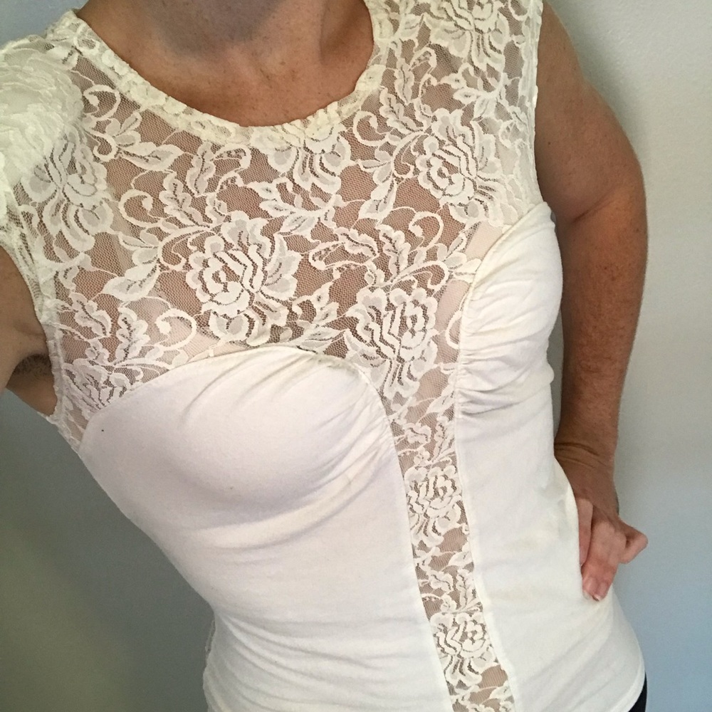 White Lace Shirt